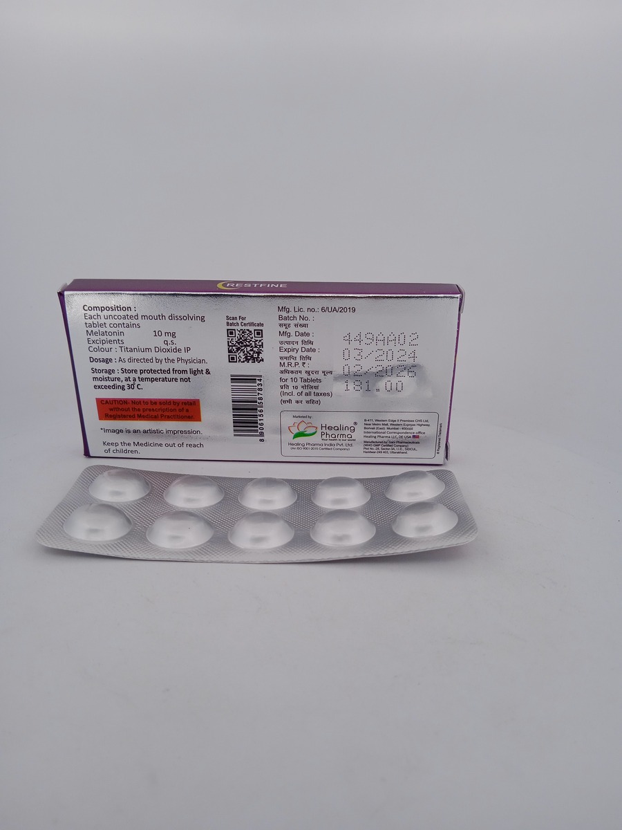 RESTFINE 10 MG - 10 TABLETS - Image 4