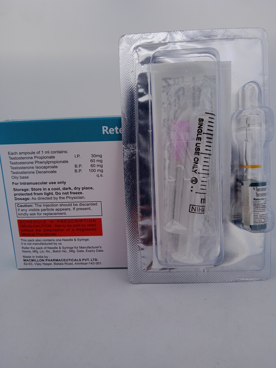 RETESTO INJECTION - 10 AMPOULES - Image 3