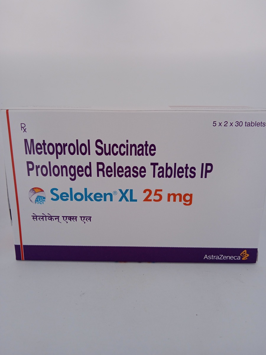 SELOKEN XL 25 MG - 30 TABLETS