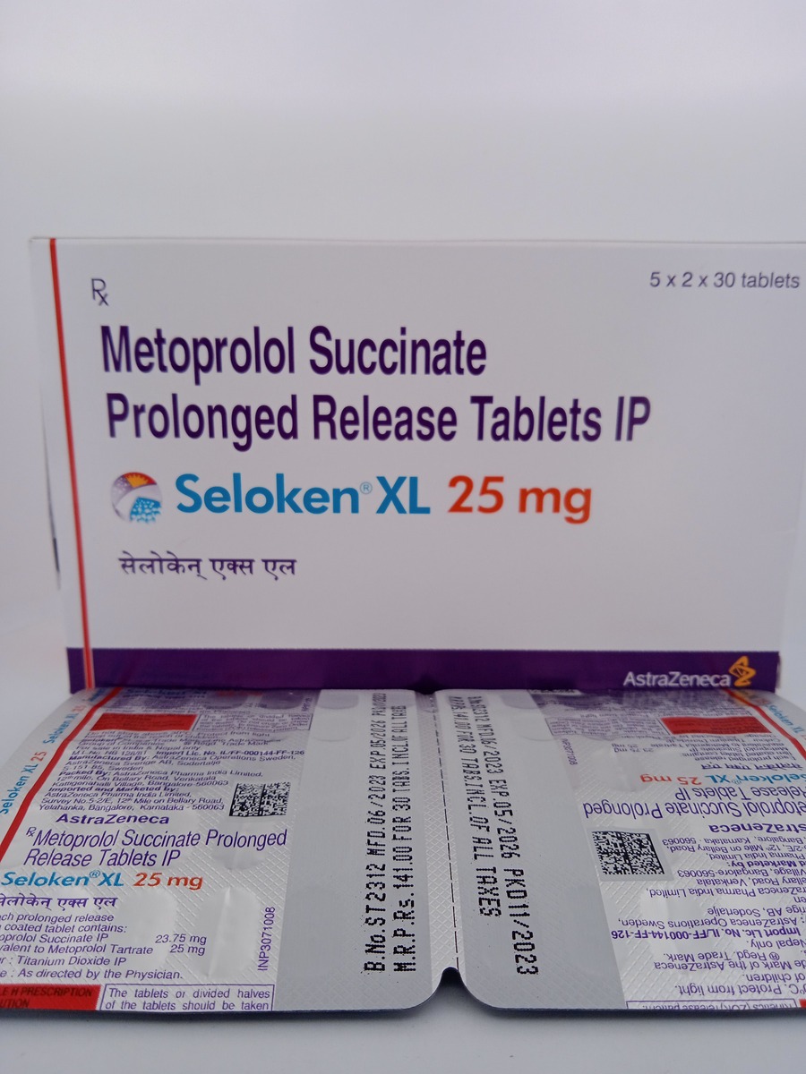 SELOKEN XL 25 MG - 30 TABLETS - Image 3