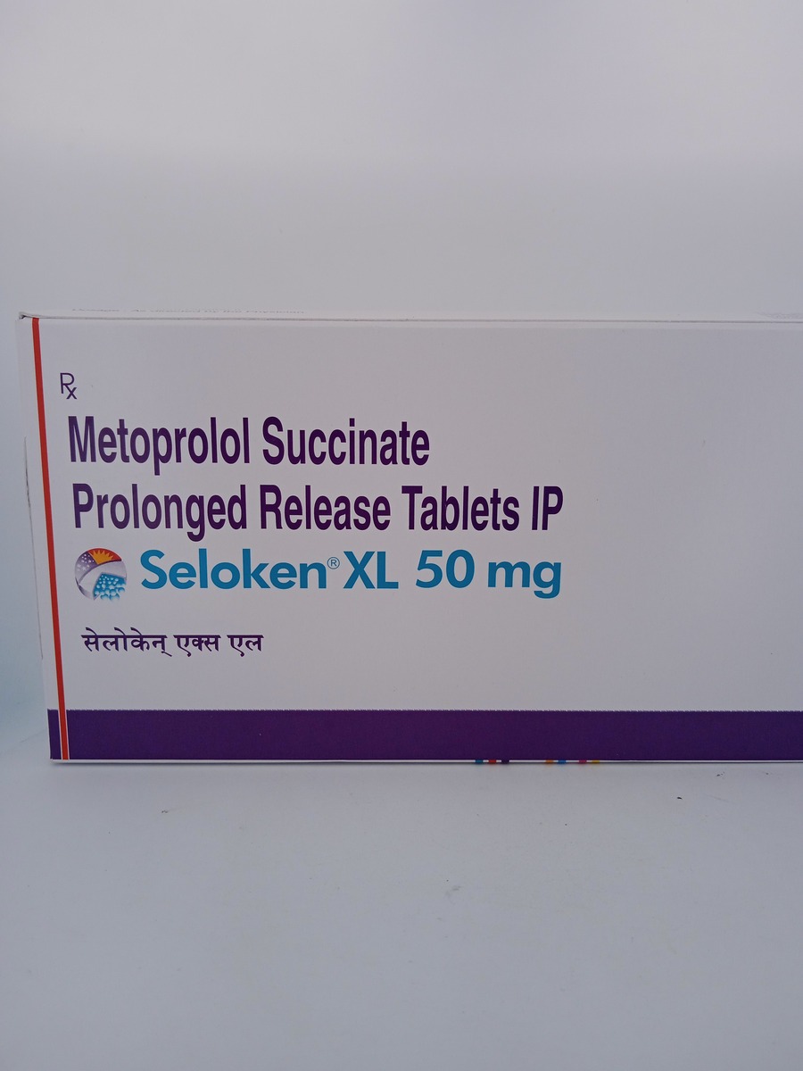 SELOKEN XL 50 MG - 30 TABLETS