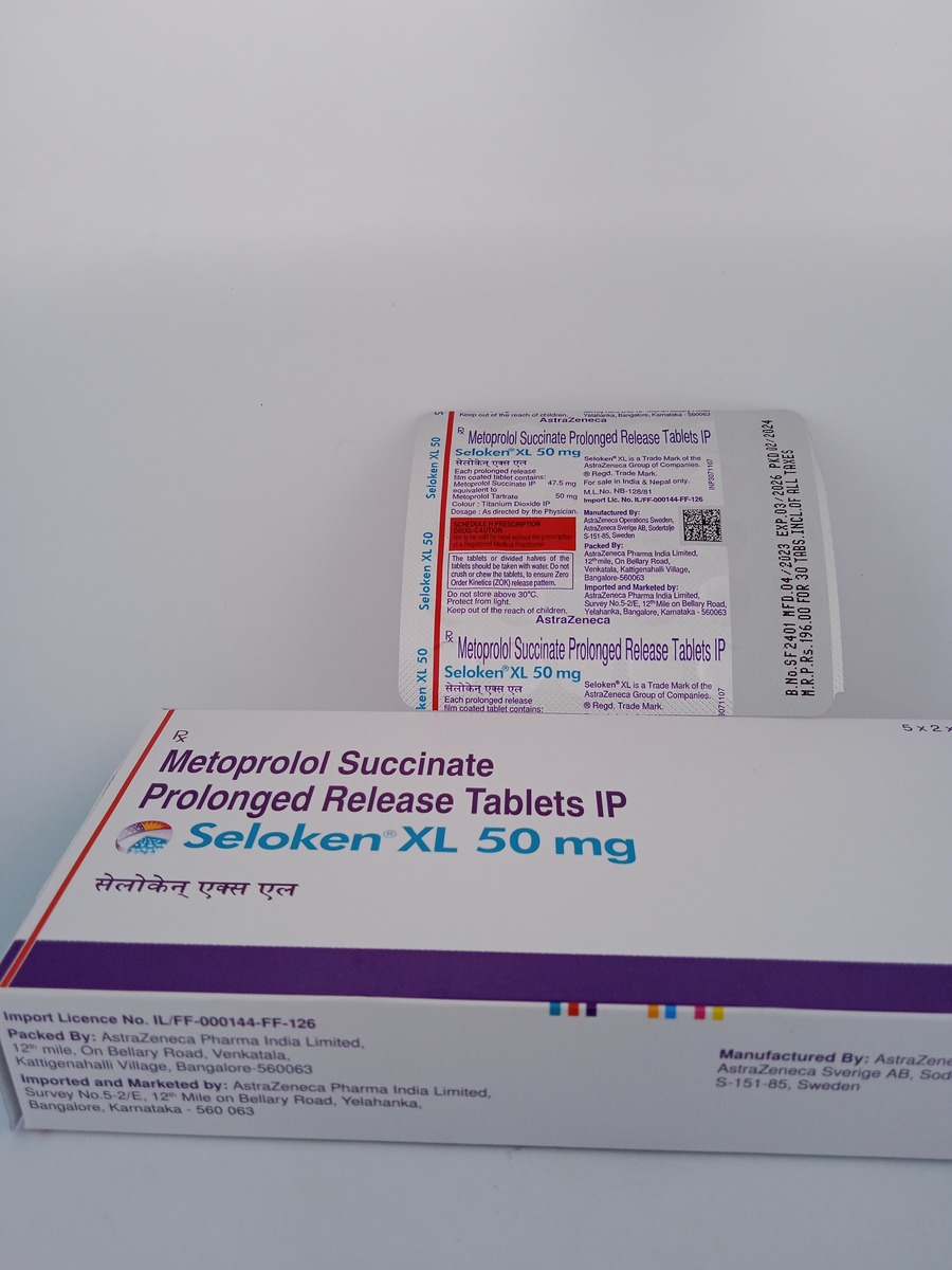 SELOKEN XL 50 MG - 30 TABLETS - Image 4