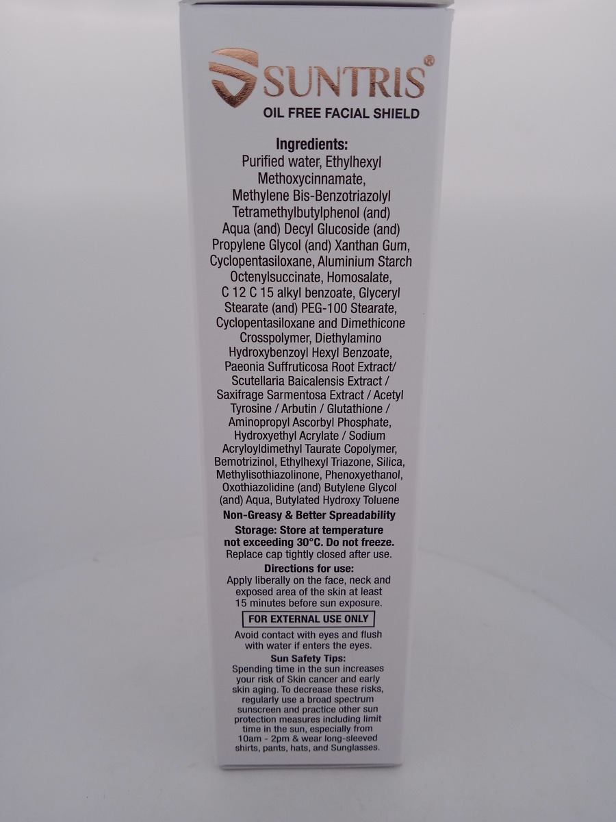 SUNTRIS OIL FREE FACIAL SHIELD - 1 TUBE OF 50GM - Image 2