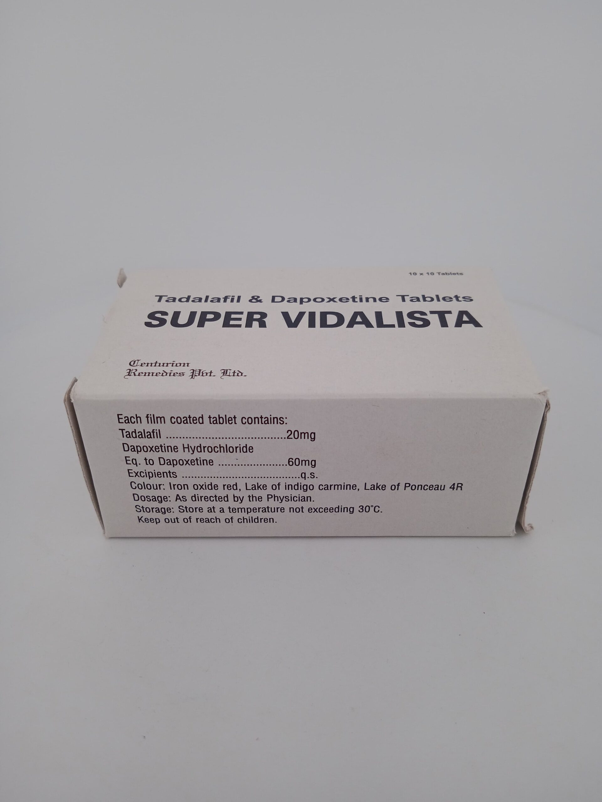 SUPER VIDALISTA 20/60MG - 10 TABLETS - Image 4