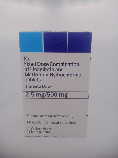 TRAJENTA DUO 2.5MG/500MG - 10 TABLETS