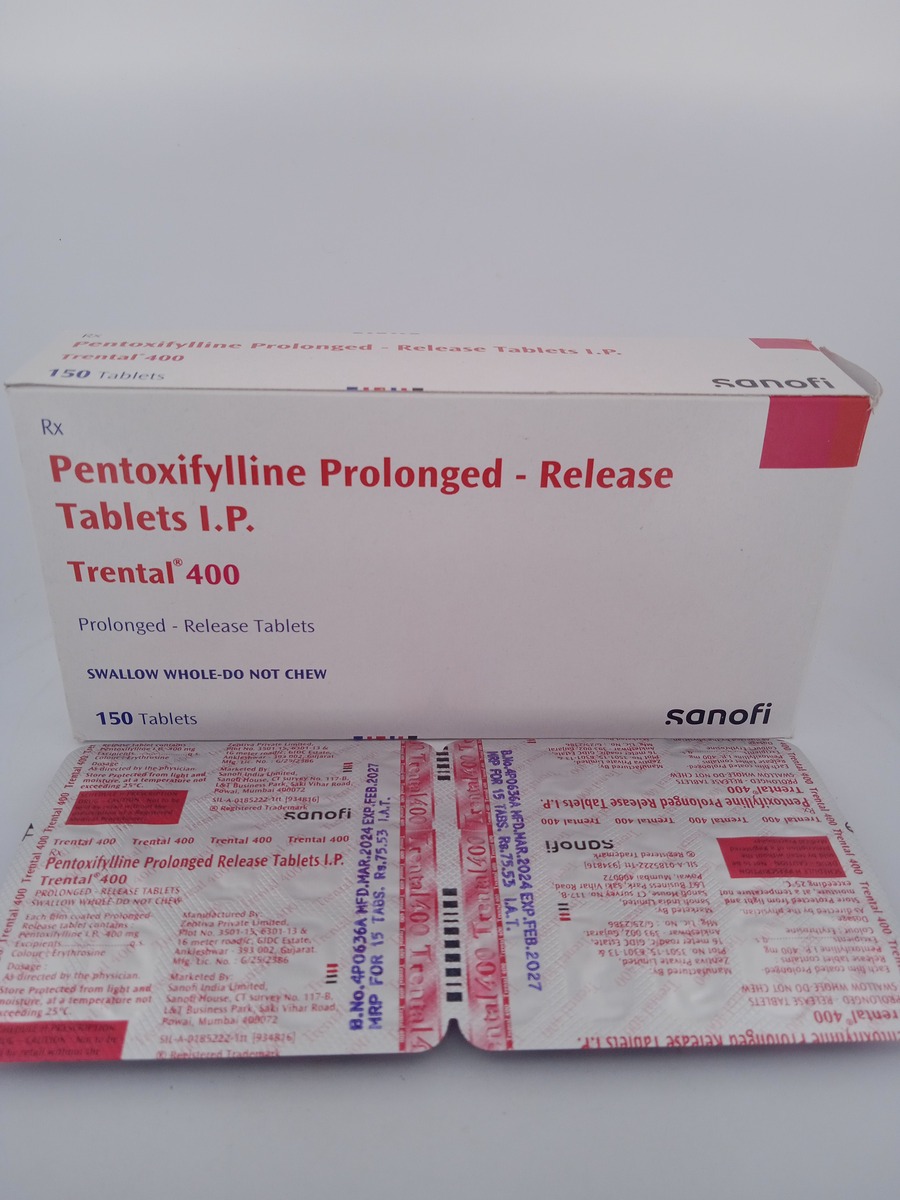 TRENTAL 400 MG - 15 TABLETS - Image 3