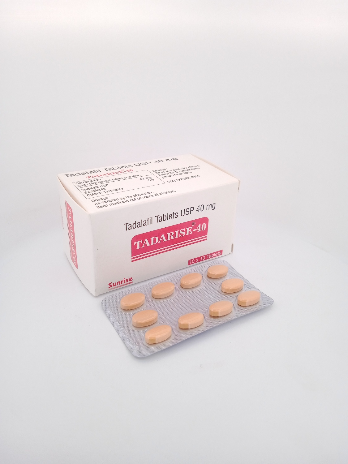 TADARISE 40 MG - 10 TABLETS - Image 2
