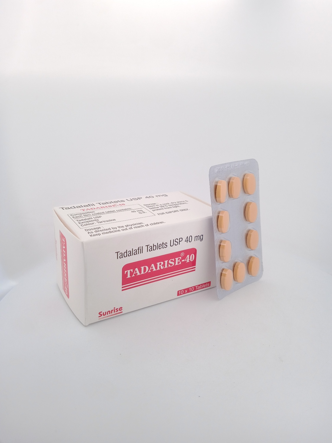 TADARISE 40 MG - 10 TABLETS - Image 3