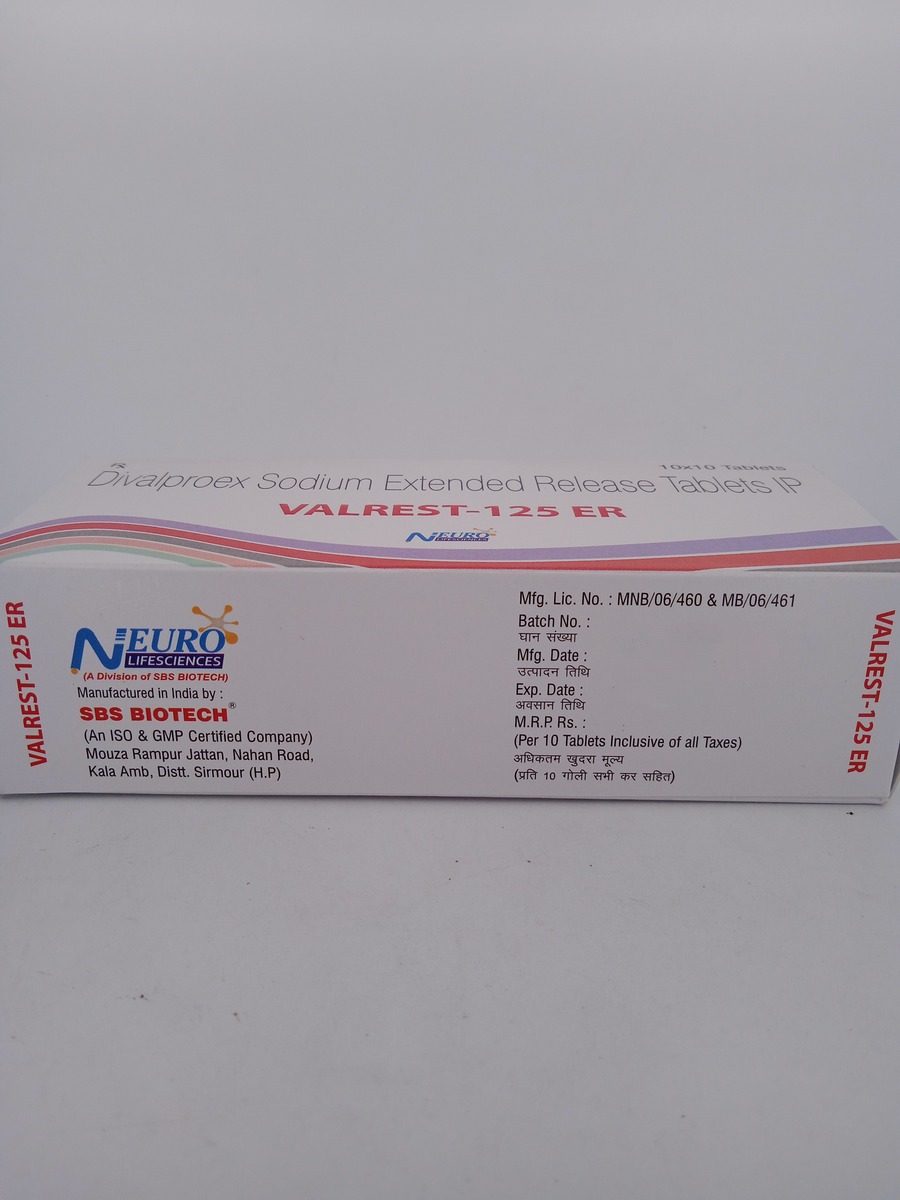 VALREST 125 ER - 10 TABLETS - Image 3