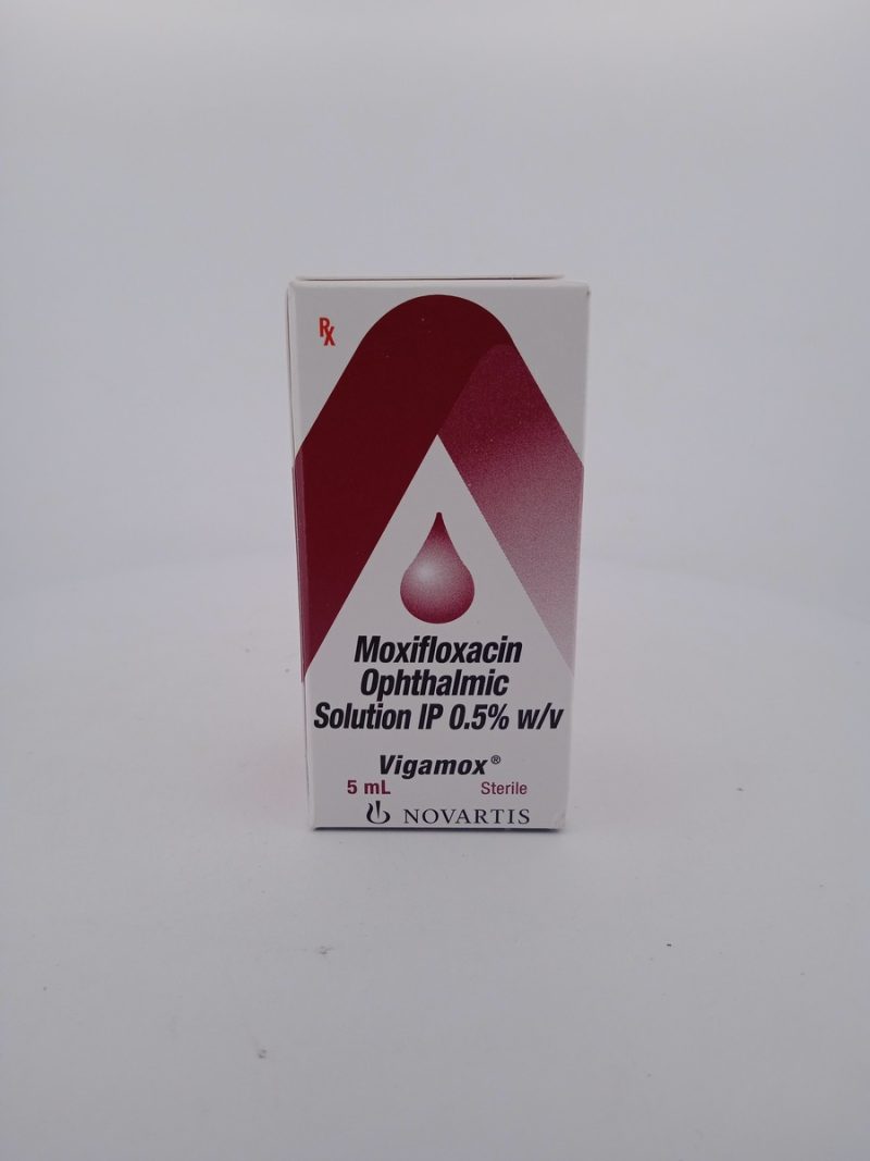Vigm Ex VIGAMOX 5 MG - 1 BOTTLE OF 5ML | PCT Pharmacy VIGAMOX 5 MG EYE DROPS ...