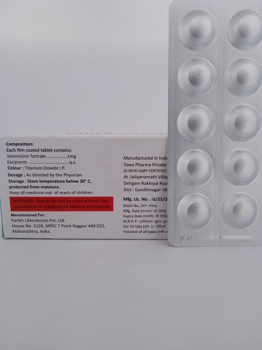 VARENICHAMP 1 MG - 10 TABLETS - Image 4