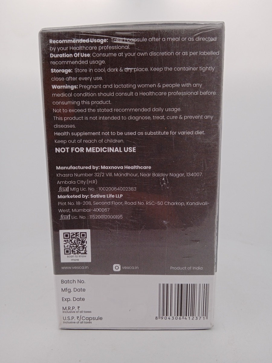 VESCA PROBIOTIC+PREBIOTIC - 60 CAPSULE - Image 3