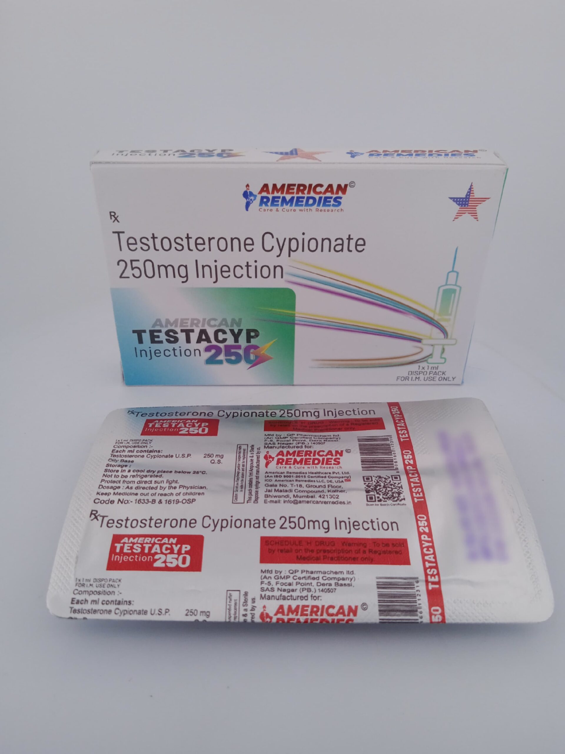 AMERICAN TESTACYP 250 MG - 1 INJECTION OF 1ML - Image 3