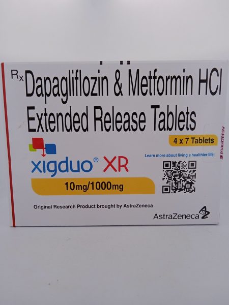 XIGDUO XR 10MG/1000MG - 7 TABLETS