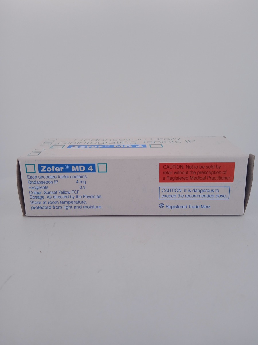 ZOFER MD 4 MG - 10 TABLETS - Image 3